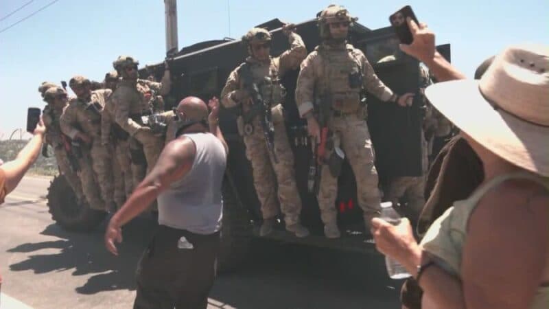 Cover Image for يقول القصرون غير الموثقين في غارة في كاليفورنيا في مزرعة الحشيش ، DHS