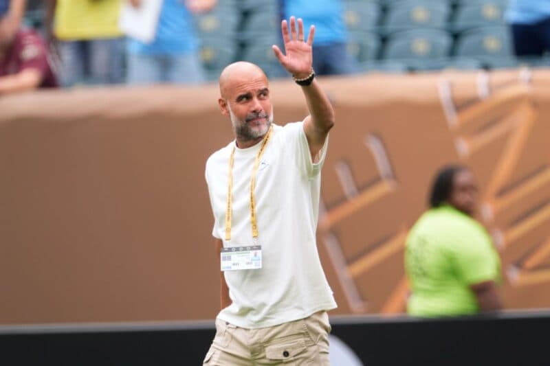 Cover Image for من السابق لأوانه القول &#8211; Pep Guardiola على أمل أن يتمكن Man City من التحدي الموسم المقبل