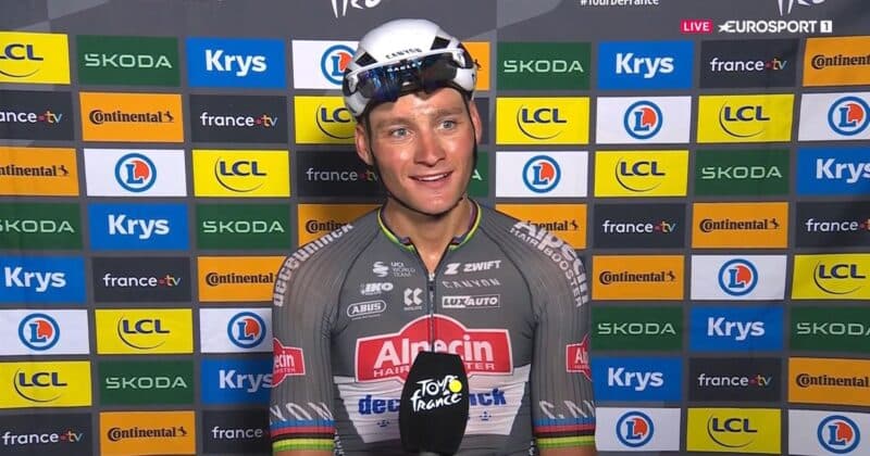 Cover Image for Van der Poel: &#8220;J&#8217;ai fait un sacré travail pour être là dans le final!&#8221;