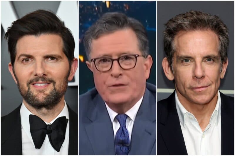 Cover Image for آدم سكوت ، بن ستيلر يقود غضب المشاهير على CBS Axing Stephen Colbert