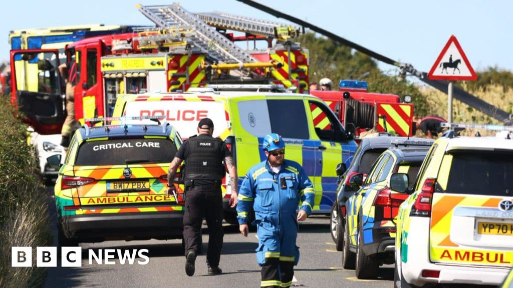 مقتل ثلاثة وإصابة شخص بجروح خطيرة في تحطم مروحية بجزيرة وايت