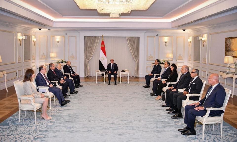 الرئيس السيسي يستقبل رئيس الوزراء اللبناني ويؤكد دعم مصر لاستقرار لبنان ووحدته