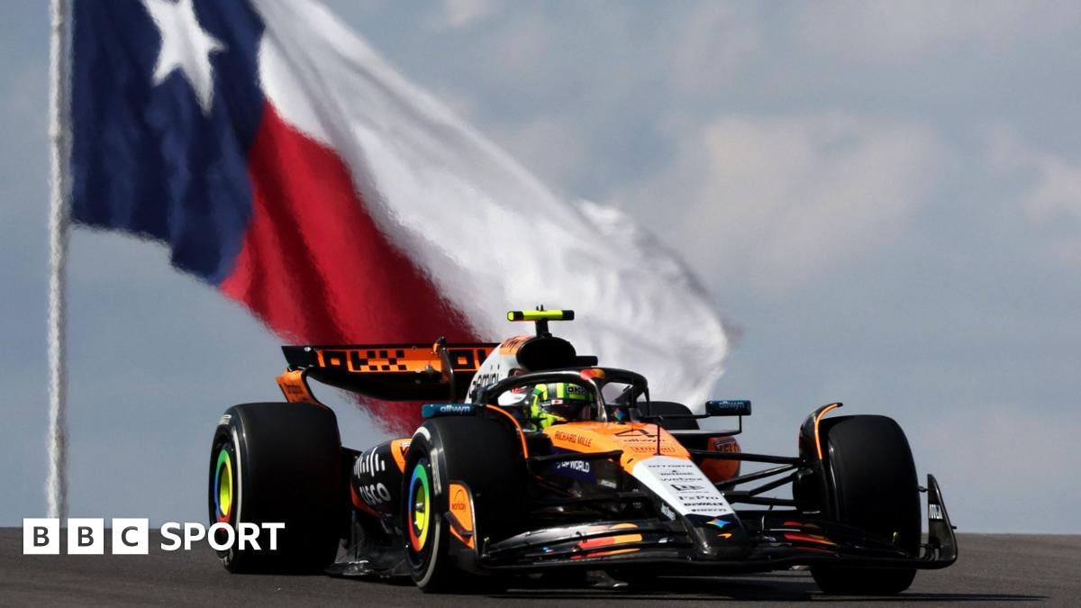 لاندو نوريس يتصدر التجارب الحرة لجائزة الولايات المتحدة الكبرى متفوقاً على بياستري