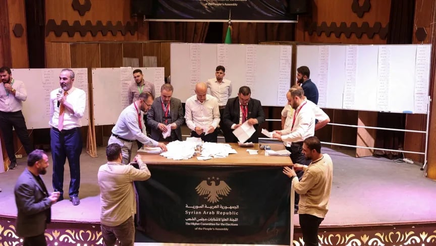 اللجنة العليا للانتخابات في سوريا تعلن النتائج الأولية لأول برلمان بعد سقوط نظام الأسد