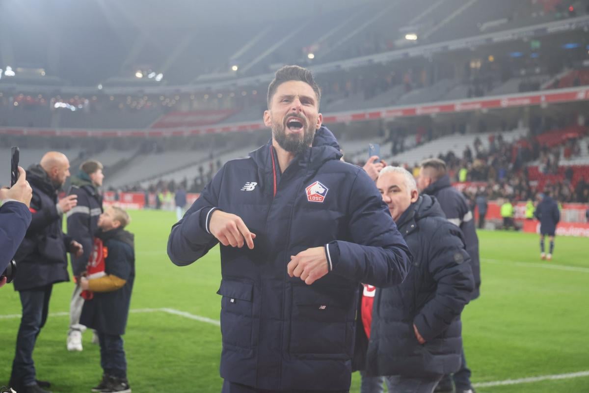 أوليفييه جيرو يعبر عن سعادته بالعودة للتسجيل بعد ثنائيته مع ليل ضد باريس إف سي