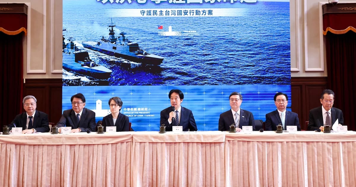 رئيس تايوان يعلن عن خطة لتعزيز الدفاع العسكري بـ 40 مليار دولار لمواجهة تهديدات الصين
