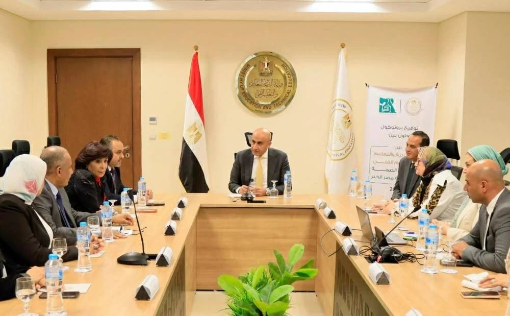 وزير التربية والتعليم يشهد توقيع بروتوكول تعاون مع