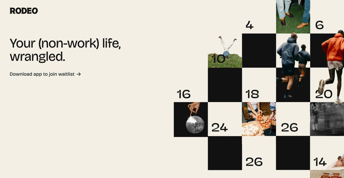 تطبيق Rodeo: الذكاء الاصطناعي يسهل تنظيم الأنشطة والخطط مع الأصدقاء الحاليين