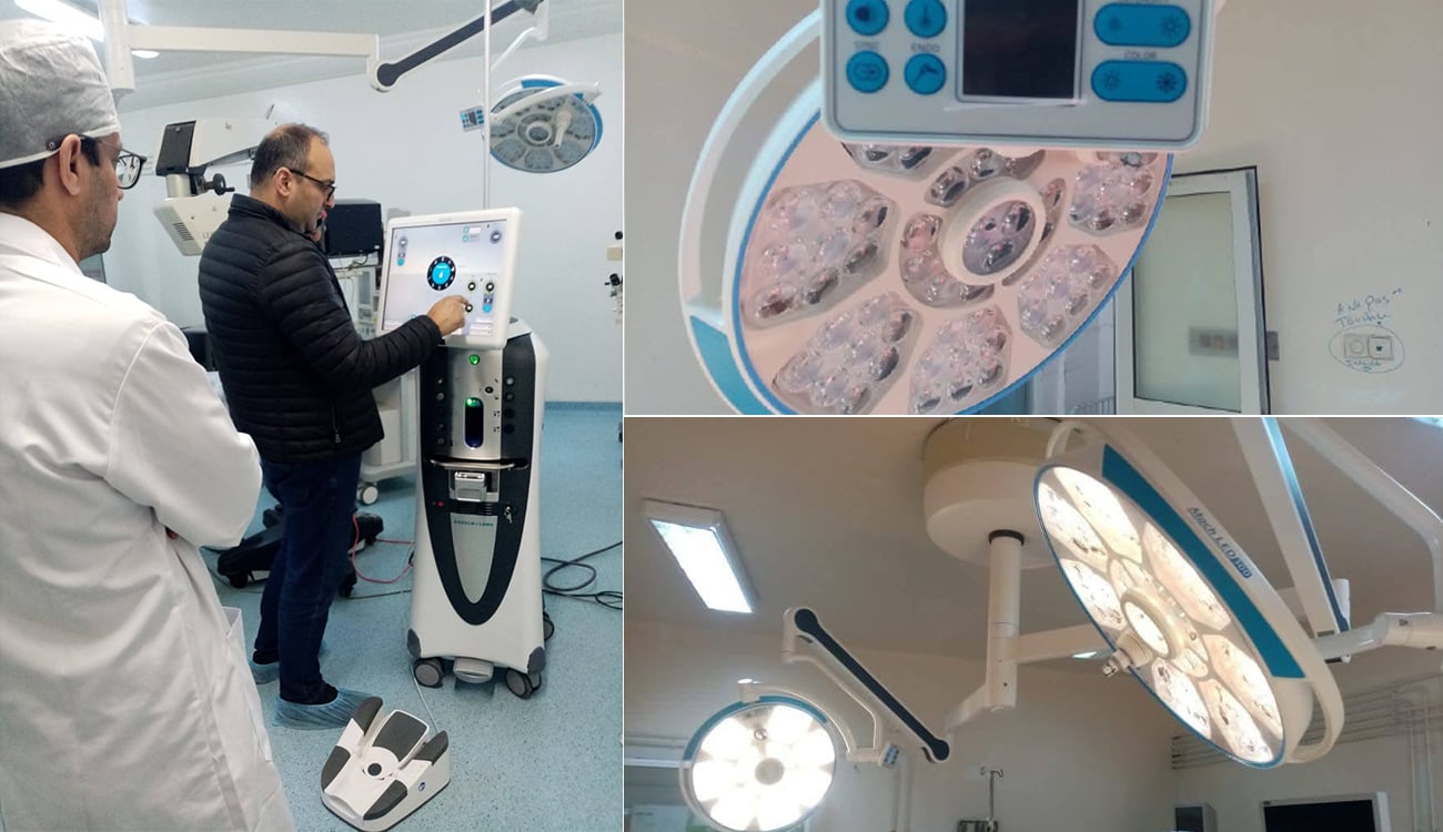 مستشفى قبلي الجهوي يعزز قسم طب العيون بجهاز حديث لجراحة الساد