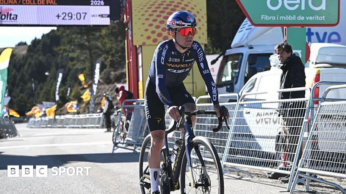 انسحاب الدراج البريطاني توم بيدكوكس من سباق فولتا كاتالونيا بعد حادث سقوط مروع