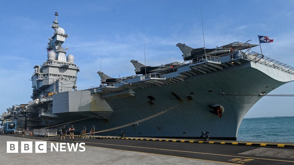 ضابط فرنسي يكشف عن موقع حاملة الطائرات شارل ديغول عبر تطبيق رياضي