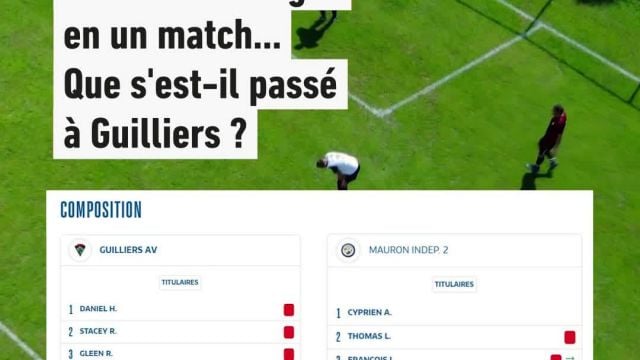 27 بطاقة حمراء في مباراة واحدة: تفاصيل الشجار العنيف بين فريقي غيلييه ومورون