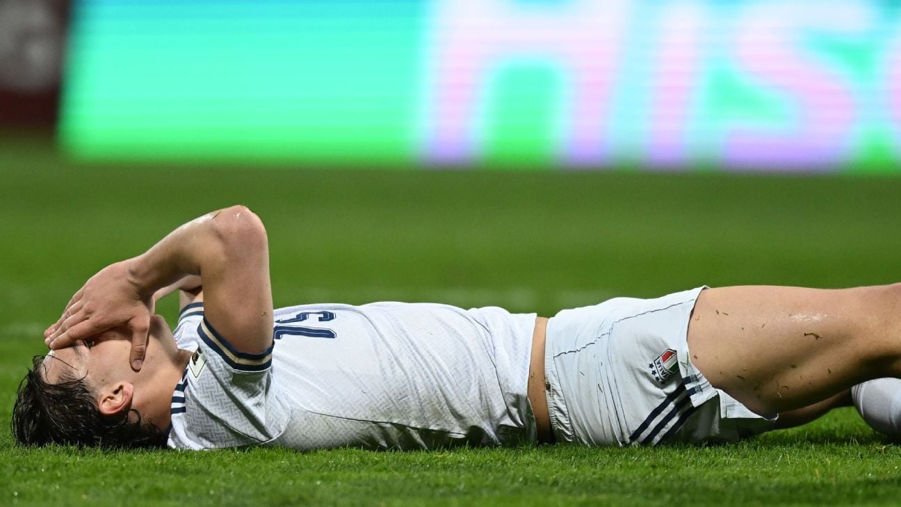 إيطاليا تفشل في التأهل لكأس العالم للمرة الثالثة على التوالي بعد خسارتها أمام البوسنة والهرسك