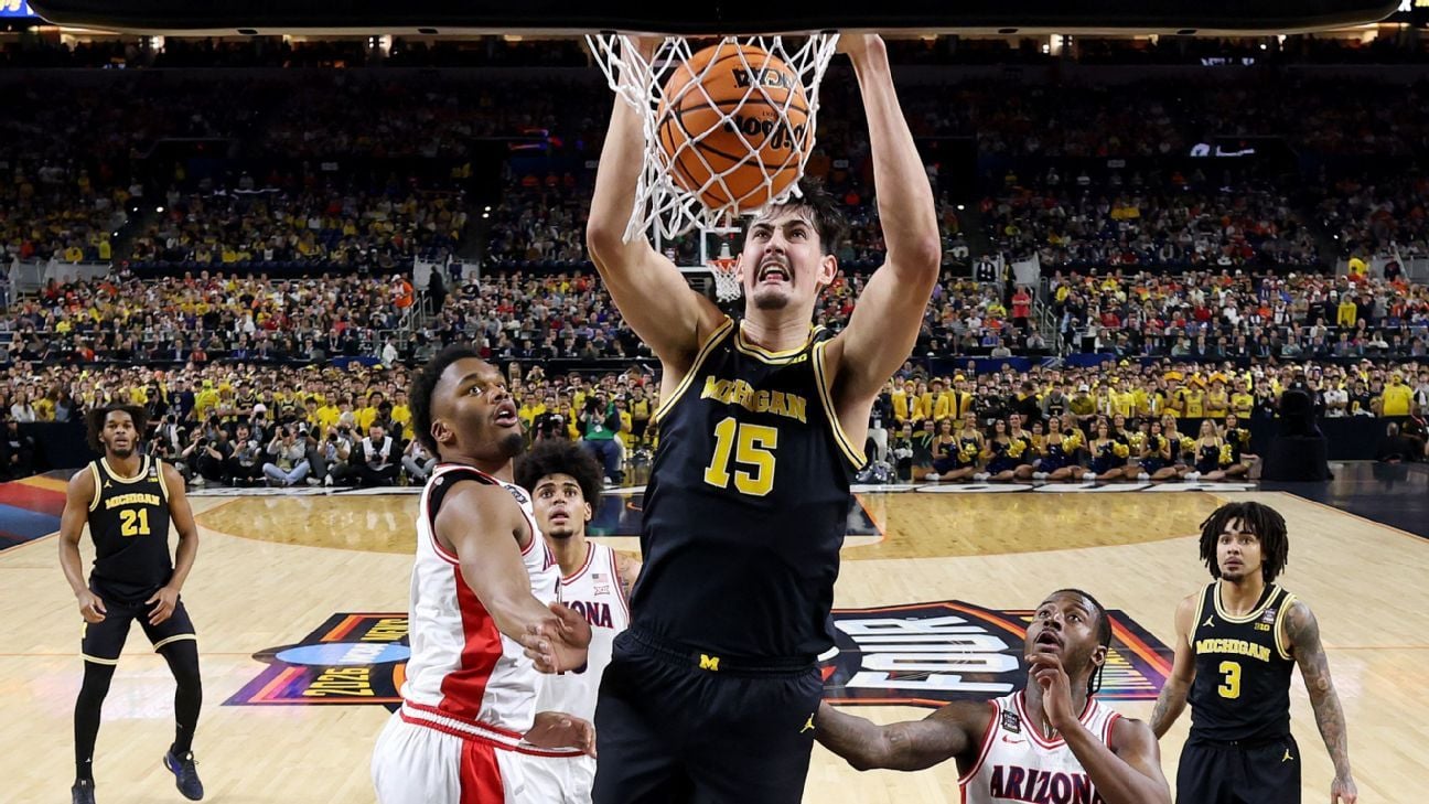 ميشيغان تتغلب على أريزونا وتتأهل لنهائي البطولة الوطنية لكرة السلة الجامعية