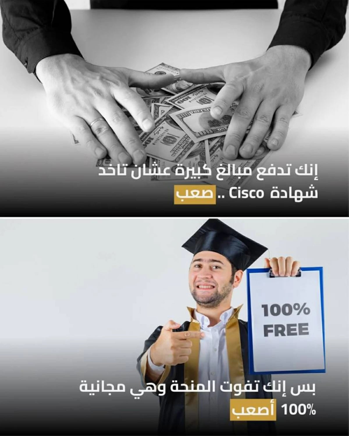 منحة مجانية 100% في الأمن السيبراني من Cisco بالتعاون مع التعليم العالي لتأهيل الشباب