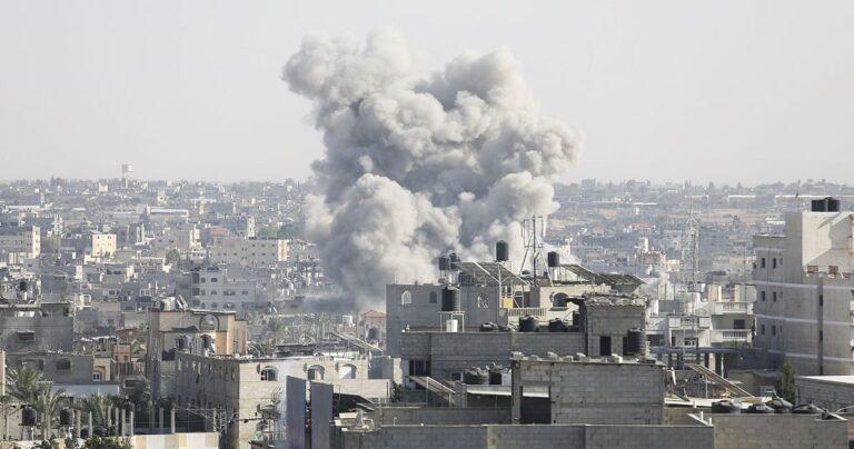 Cover Image for غارة جوية إسرائيلية تستهدف مدينة خان يونس بغزة |  أخبار أفريقيا
