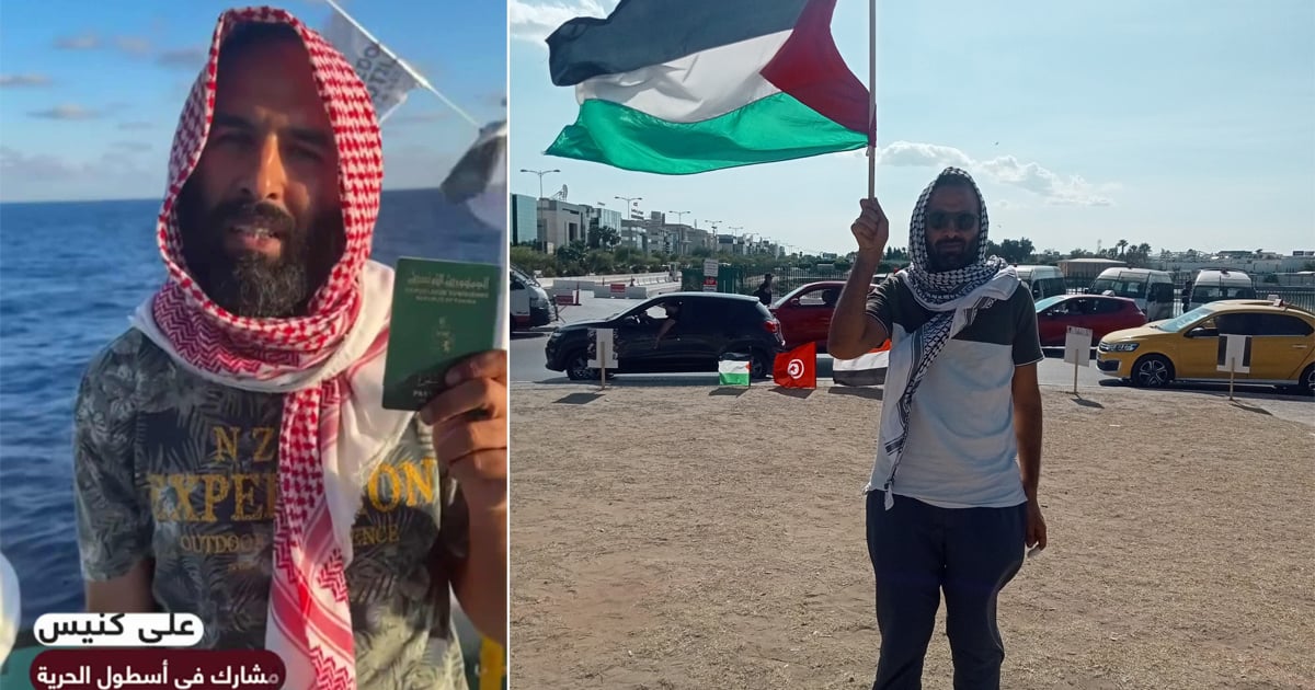 لجنة الصمود تؤكد استمرار اعتقال الناشط التونسي علي قنيص و46 آخرين لدى إسرائيل