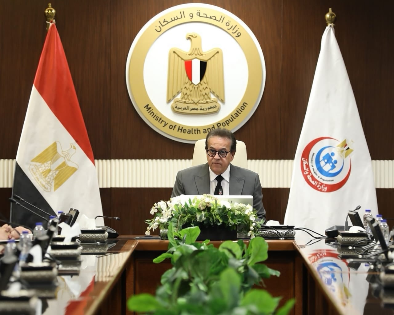 وزير الصحة يترأس اجتماع لجنة التأمين الصحي الشامل ويستعرض جاهزية المنيا للانضمام