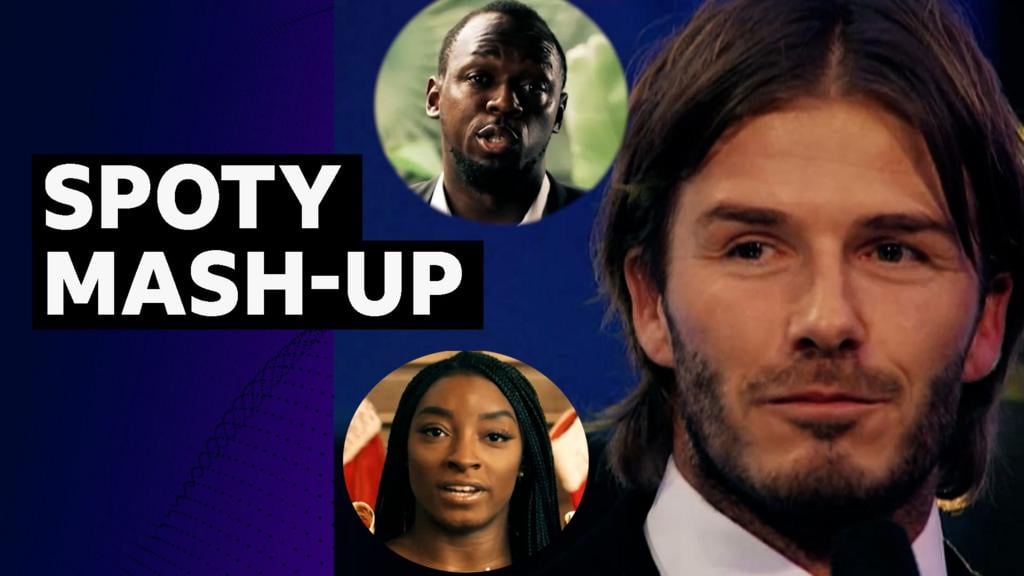 أبرز لقطات خطابات حفل شخصية العام الرياضية - بيليه، علي، بولت، بيكهام ورونالدو جميعهم حاضرون