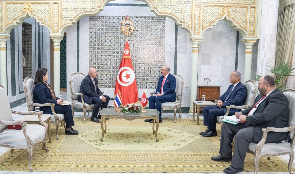 وزير الخارجية التونسي يتسلم أوراق اعتماد سفير تايلاند ويؤكد الرغبة في تعزيز التعاون الثنائي