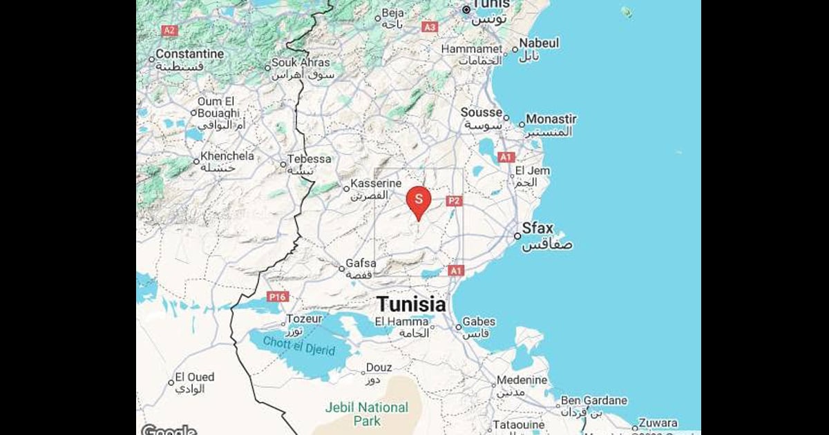 هزة أرضية بقوة 3.7 درجات تضرب الرقاب بسيدي بوزيد وفقًا للمعهد الوطني للرصد الجوي