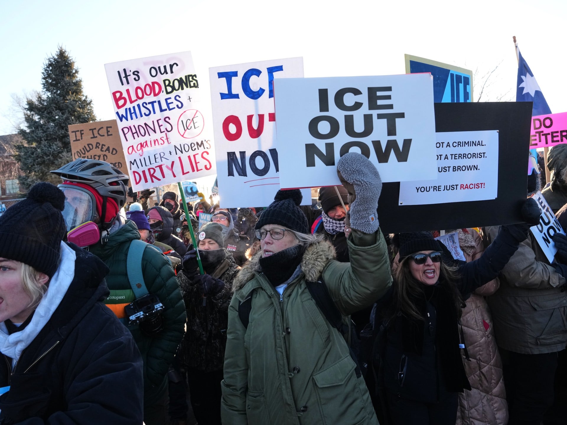 إضراب عام في الولايات المتحدة احتجاجًا على حملة ترامب للترحيل وعمليات قتل المهاجرين