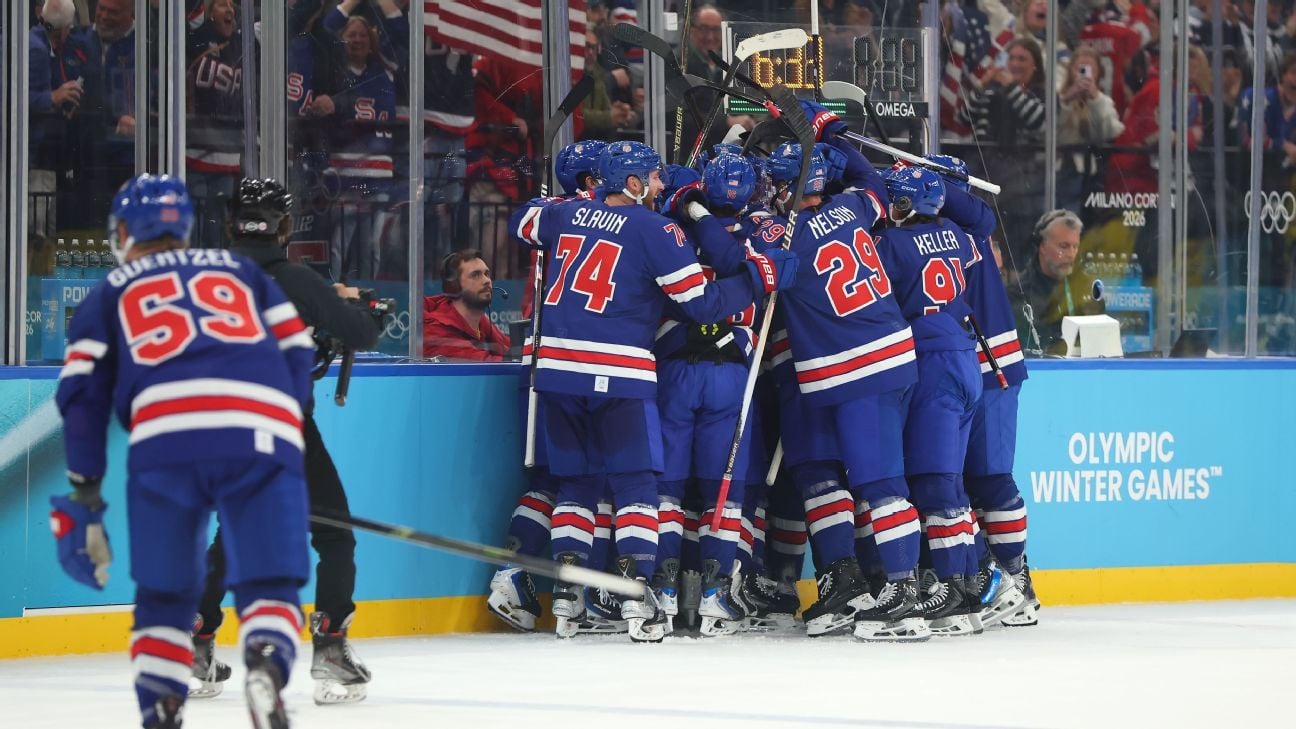 الولايات المتحدة تتأهل لنصف نهائي هوكي الجليد الأولمبي بفوز دراماتيكي على السويد