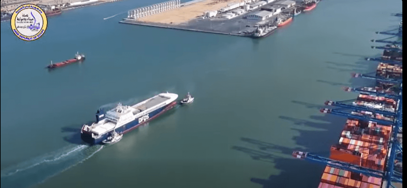 ميناء دمياط يطلق خدمة ترانزيت جديدة لربط أوروبا بالخليج وتعزيز مكانة مصر اللوجستية